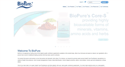 Desktop Screenshot of biopureus.com