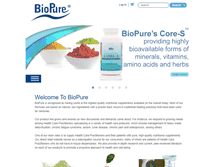 Tablet Screenshot of biopureus.com